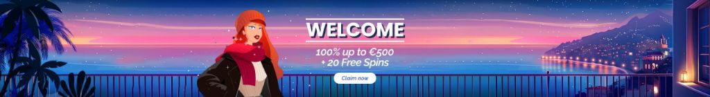 Azur Casino Welcome Bonus - 100% up to €500 plus 20 Free Spins